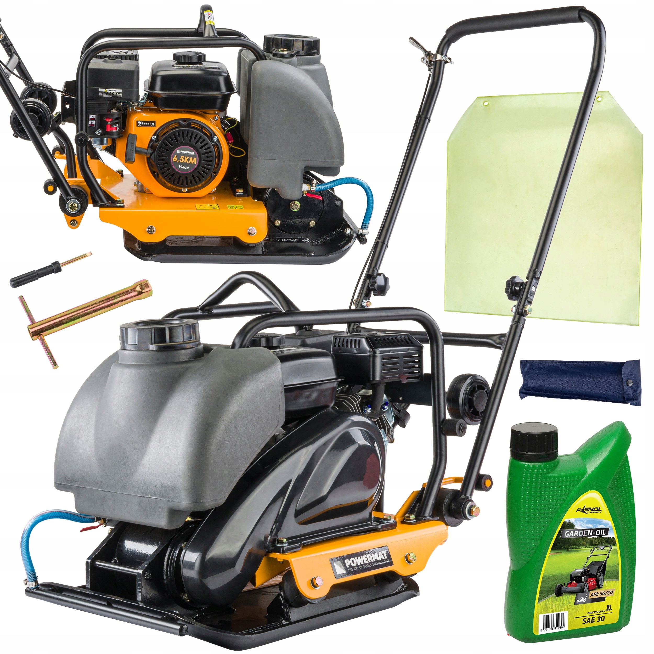Zhutňovač pôdy Vibrátor Tamper 90KG 6,5HP